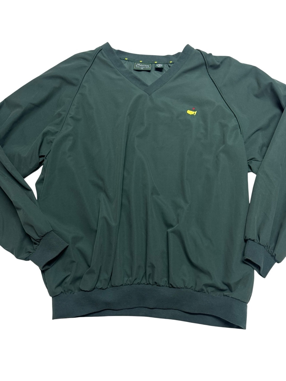 Masters Collection Augusta Green Long Sleeve V Neck Pullover Men’s Size 2XL